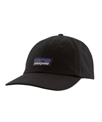 Patagonia / P-6 Label Trad Cap(黑色BLK-ALL-BLACK)