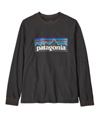 Patagonia / W's L/S P-6 Logo T-Shirt(黑色INBK-XXL-BLACK)
