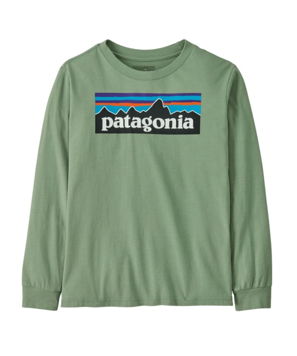Patagonia / W's L/S P-6 Logo T-Shirt(薄荷綠ELGR-XXL-MINT)