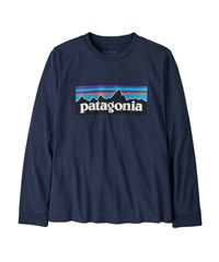 Patagonia / W's L/S P-6 Logo T-Shirt(藏青色NENA-XXL-NAVY)