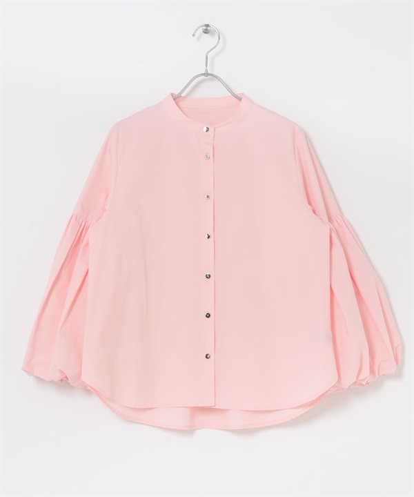 可機洗蓬袖罩衫(粉紅色-Free-PINK)