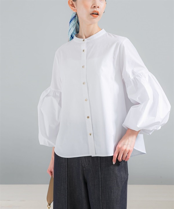 可機洗蓬袖罩衫