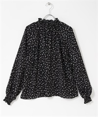 可水洗不規則點點罩衫(黑色-FREE-BLACK)