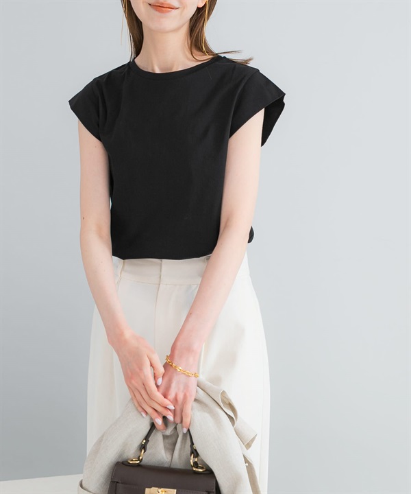 日本製涼感皮馬棉法式袖T恤