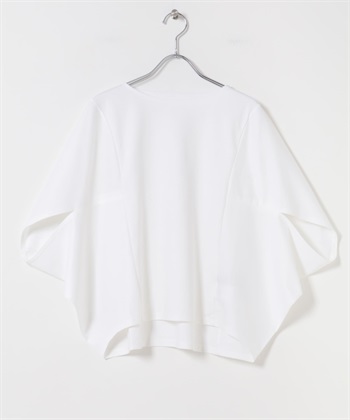 日本製UV CUT涼感五分蝙蝠袖套衫(米白色-FREE-OFF WHITE)