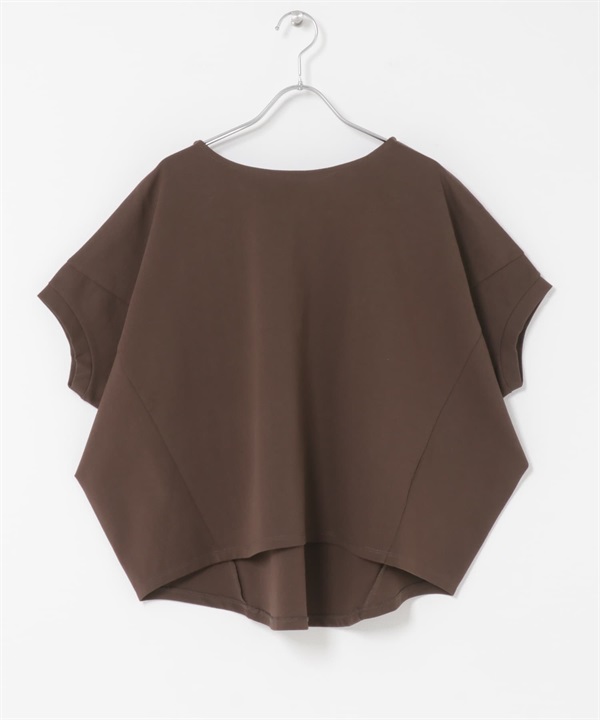 UV CUT蝙蝠袖套衫(棕色-FREE-BROWN)