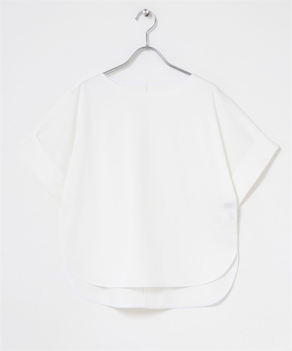 日本製UV CUT涼感反折袖套衫(米白色-FREE-OFF WHITE)