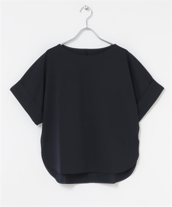 日本製UV CUT涼感反折袖套衫(藏青色-FREE-NAVY)