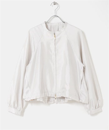 可機洗復古斜紋輕盈夾克(象牙白-FREE-IVORY)