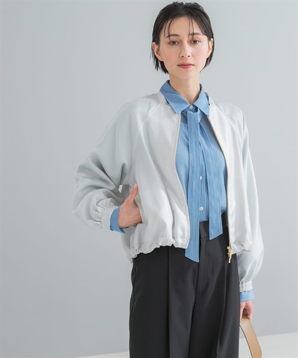 可機洗復古斜紋輕盈夾克