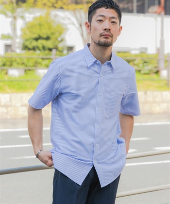 【抗菌防臭】高機能牛津短袖襯衫