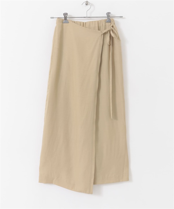 圍裹式設計長裙(香檳金-FREE-其他膚色)