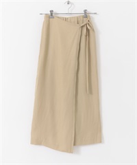 圍裹式設計長裙(香檳金-FREE-其他膚色)
