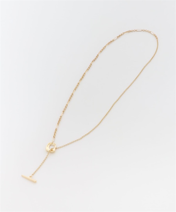 鍊條Y字項鍊(金色-FREE-GOLD)
