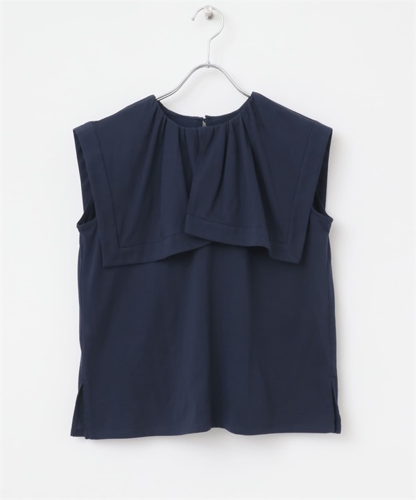 斗篷設計T恤(深藏青-FREE-NAVY)