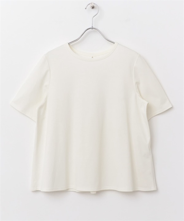 F by ROSSO / UV CUT露背傘狀T恤(米白色-FREE-OFF WHITE)