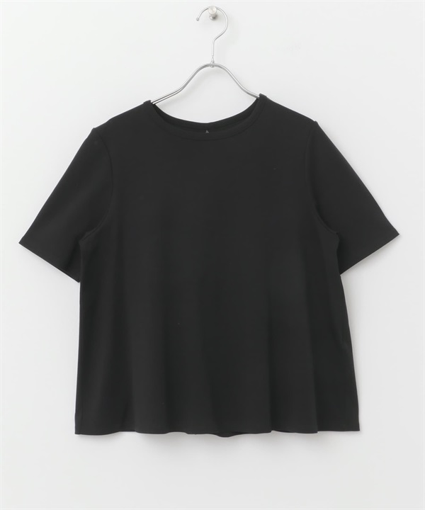 F by ROSSO / UV CUT露背傘狀T恤(黑色-FREE-BLACK)