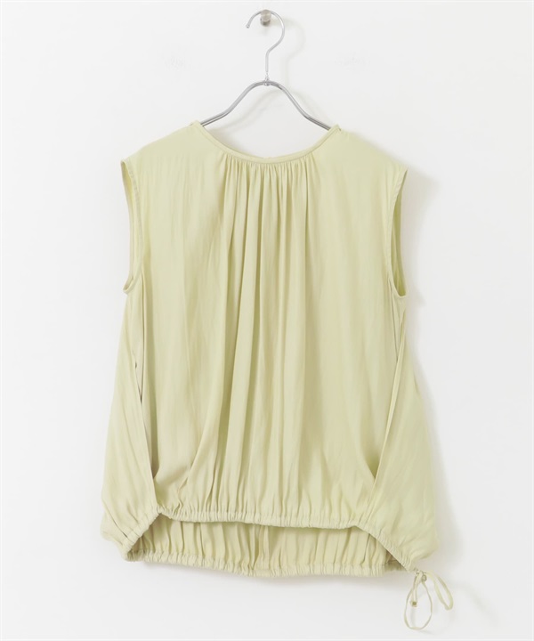 2WAY氣球剪裁罩衫(奶油色-FREE-其他黃色)