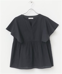 F by ROSSO / UR TECH 方形袖罩衫(藏青色-FREE-NAVY)