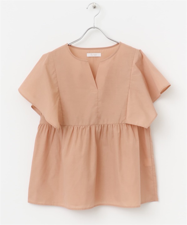 F by ROSSO / UR TECH 方形袖罩衫(粉紅色-FREE-PINK)