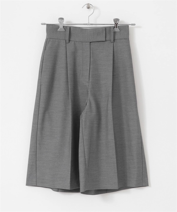 打褶五分褲(灰色-38-GRAY)