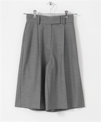打褶五分褲(灰色-38-GRAY)