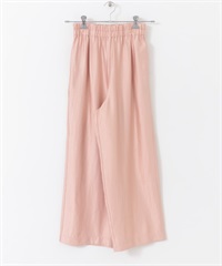 亮光紗斜紋輕便長褲(粉紅色-FREE-PINK)