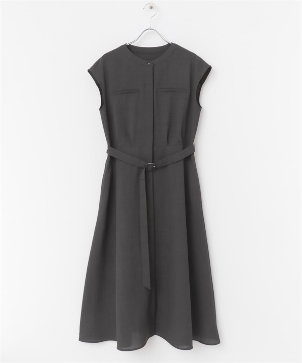 UR TECH DRYLUXE 口袋設計洋裝(炭灰色-FREE-CHARCOAL GRAY)