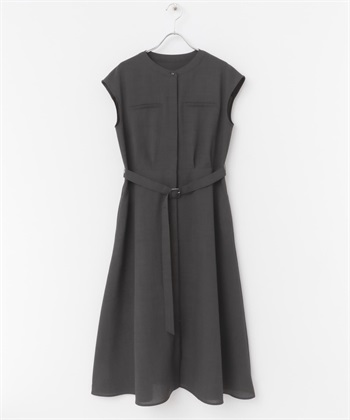 UR TECH DRYLUXE 口袋設計洋裝(炭灰色-FREE-CHARCOAL GRAY)