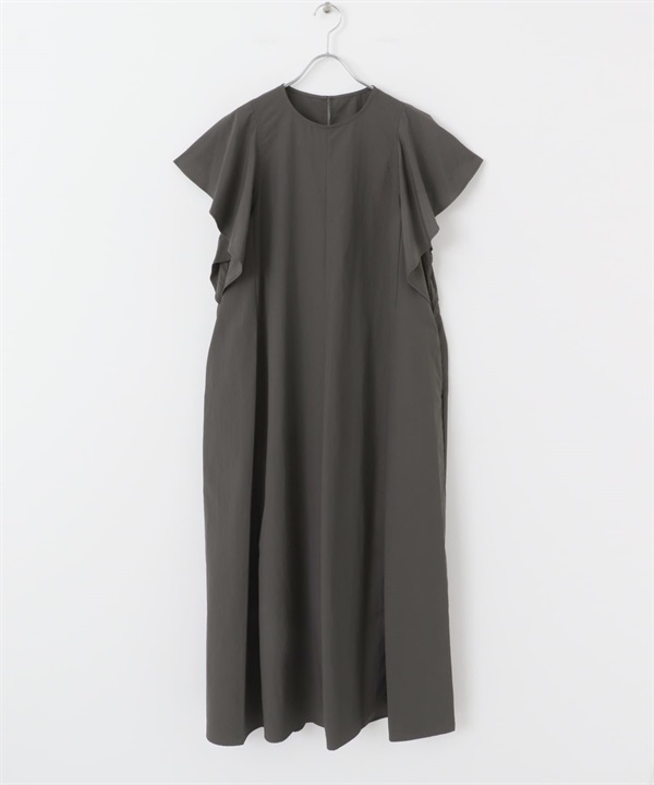 F by ROSSO 日本製防潑水傘狀袖洋裝(深棕色-FREE-BROWN)