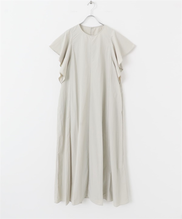 F by ROSSO 日本製防潑水傘狀袖洋裝(灰膚色-FREE-其他膚色)