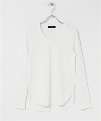 日本製U領羅紋套衫(米白色-FREE-OFF WHITE)