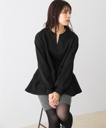 F by ROSSO 荷葉下襬套衫