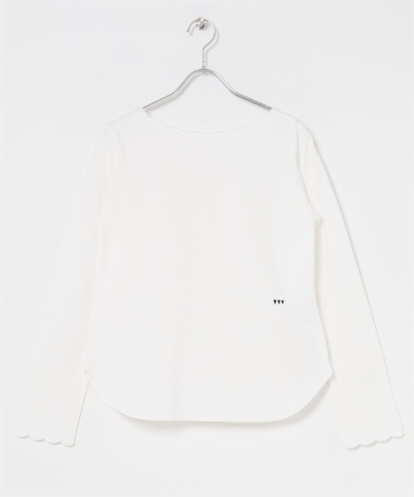 F by ROSSO 扇貝花邊套衫(米白色-FREE-OFF WHITE)