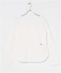 F by ROSSO 扇貝花邊套衫(米白色-FREE-OFF WHITE)