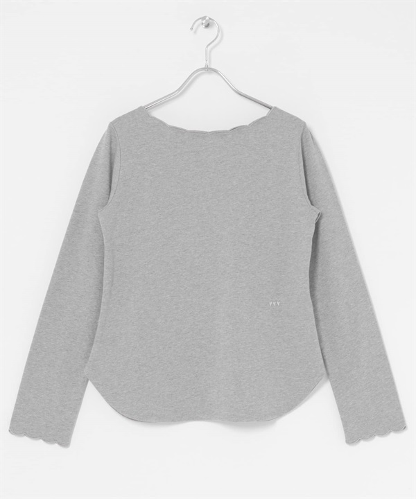 F by ROSSO 扇貝花邊套衫(灰色-FREE-GRAY)