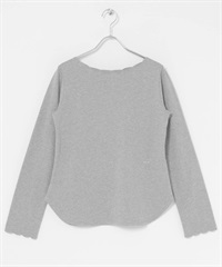 F by ROSSO 扇貝花邊套衫(灰色-FREE-GRAY)