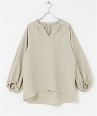 F by ROSSO 日本製氣球袖罩衫(沙膚色-FREE-其他膚色)