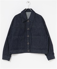 F by ROSSO 寬版牛仔外套(靛青色-FREE-INDIGO BLUE)