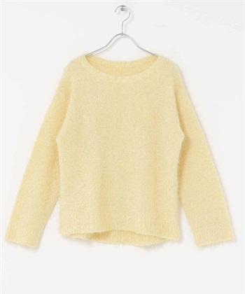 金蔥絨毛針織衫(黃色-FREE-YELLOW)