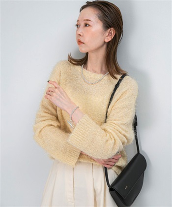 金蔥絨毛針織衫