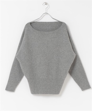 2WAY露肩空氣感針織衫(灰色-FREE-GRAY)