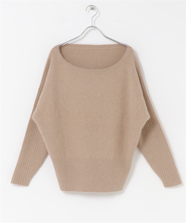 2WAY露肩空氣感針織衫(膚色-FREE-BEIGE)