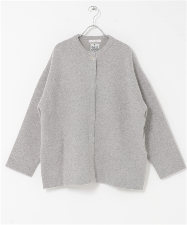 F by ROSSO 漢密爾頓羊毛針織大衣(灰色-FREE-GRAY)