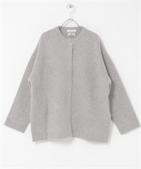 F by ROSSO 漢密爾頓羊毛針織大衣(灰色-FREE-GRAY)