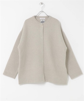 F by ROSSO 漢密爾頓羊毛針織大衣(灰膚色-FREE-其他膚色)