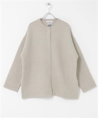 F by ROSSO 漢密爾頓羊毛針織大衣(灰膚色-FREE-其他膚色)