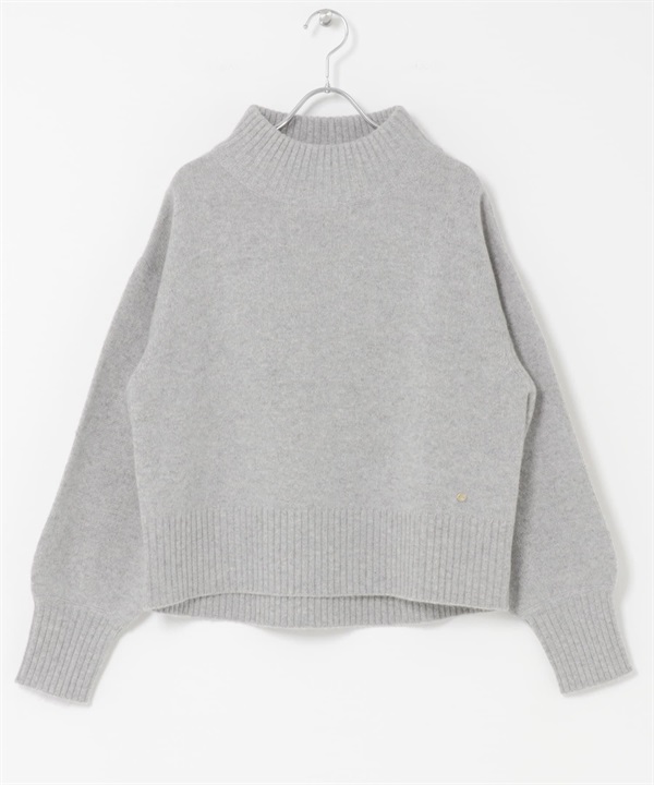 F by ROSSO 漢密爾頓羊毛高領針織衫(灰色-FREE-GRAY)