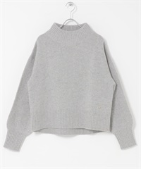 F by ROSSO 漢密爾頓羊毛高領針織衫(灰色-FREE-GRAY)