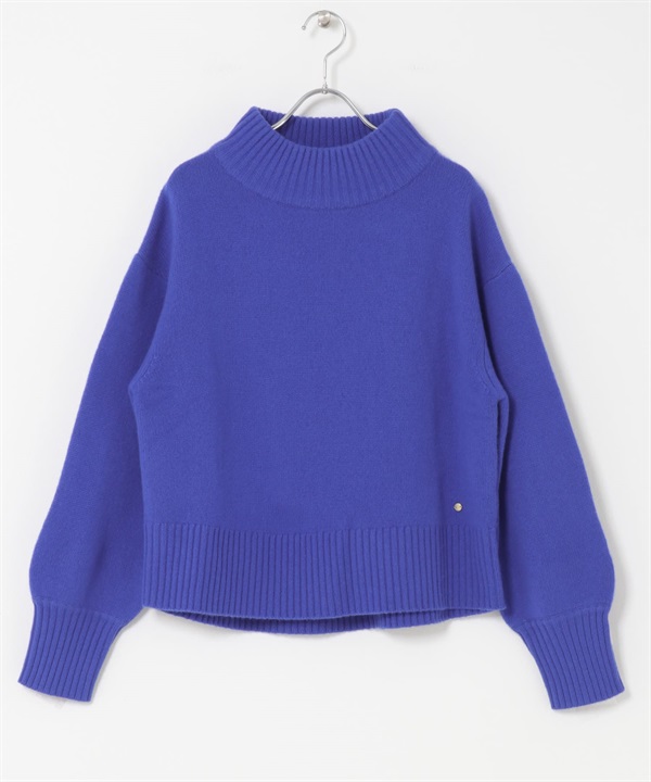 F by ROSSO 漢密爾頓羊毛高領針織衫(藍色-FREE-BLUE)